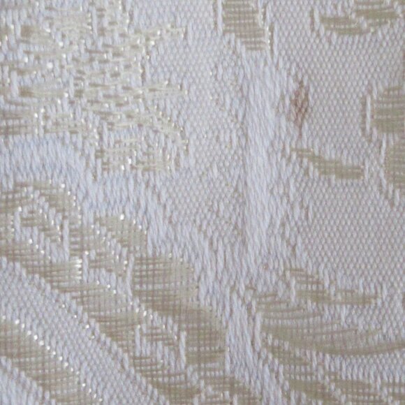 Champagne Cotton & Silk Tablecloth, Decorative, New/Vintage, - Picture 11 of 14